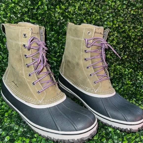 Eddie Bauer | Shoes | Eddie Bauer Tan And Black Duck Boots  display picture 2